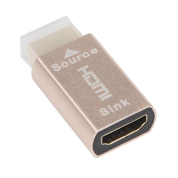 XJ-Lock Skjerm Signalholder Kvm Hdmi2.0 Virtuell Adapter Edid Ddc Dummy Plugg For Skjermemulator Opp