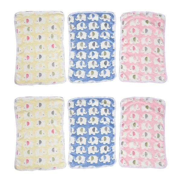 6x Filtar Superpehmeät Muhkeat Premium Korallifleece Lemmikkifiltit Flanellipeitto Koiralle Pennulle Kissalle