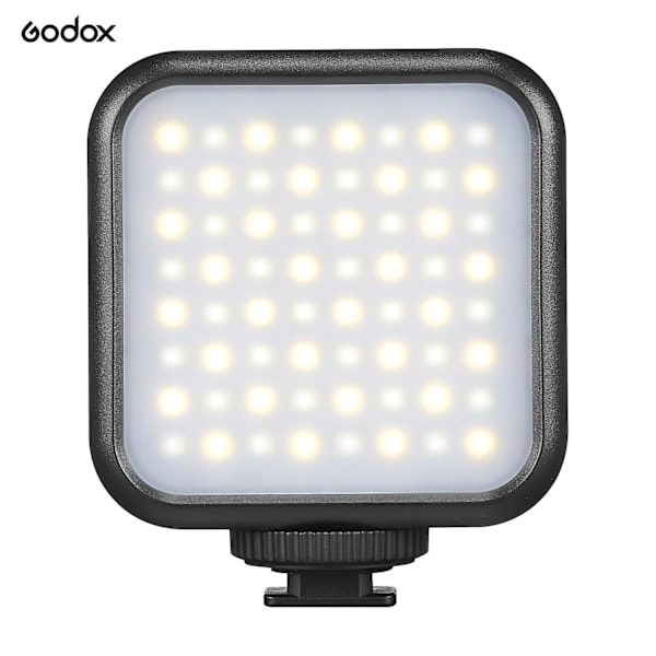LITEMONS LED6R RGB LED Videolys, Oppladbar Mini-Fyllelampe, 3200K-6500K Dimbar, 13 Lysmoduser