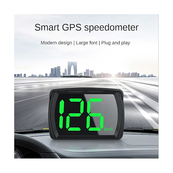 XJ-Hud GPS Speedometer Digital Hastighedsmåler Til Lastbiler, USB Kabel Installation Præcise Opdateringer