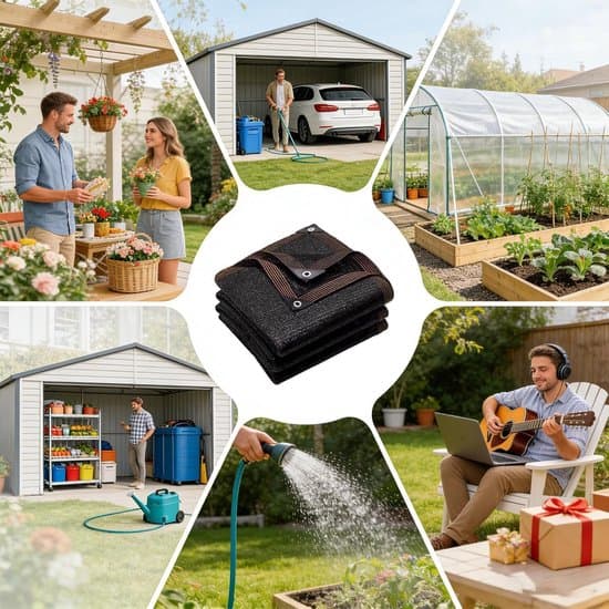 Skyggenet, UV-bestandigt åndbart polyethylen solskærmnet til have, terrasse, planter, biler og camping, sort, 2 x 2 m