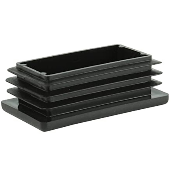 Rektangulær rørprop og glidere 50 x 80 mm - 5 stk.