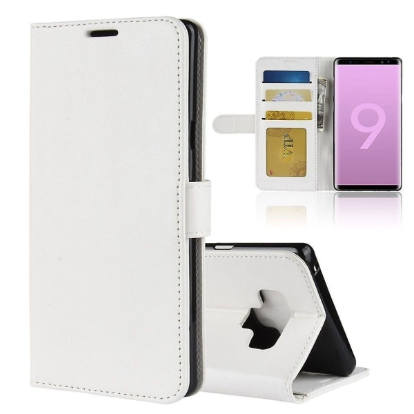 Vitt PU-fodral för din Samsung Galaxy Note 9 [DM]