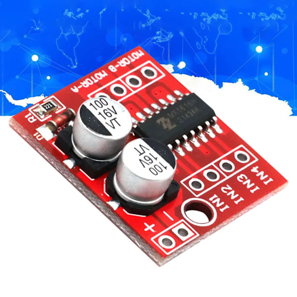 1-20 STK. MX1508 DC Motor Driver Modul 2V-10V 1.5A 2-vejs Reverserende PWM Hastighed Dobbelt H Bro Stepper Motor Driver Board L298N