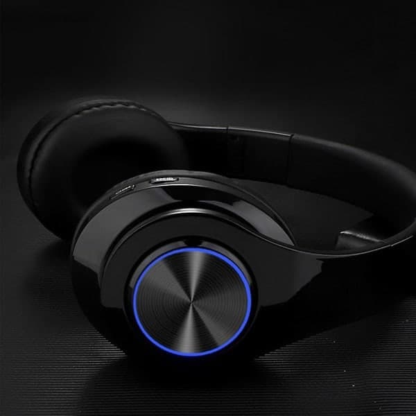 Over Ear Bluetooth Trådløse Høretelefoner Sort