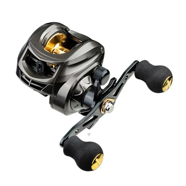 Hög Hastighet Baitcasting Rulle Casting Fiskerulle 8KG Max Drag Karpfiske Utrustning Metallspole+Glasögon