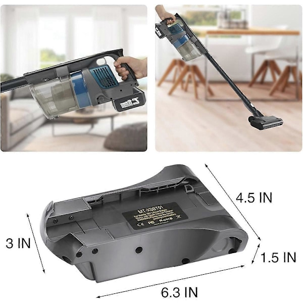 XJ-Batteriadapter til 18V Li-Ion batteri til erstatning af XSBT620 XSBT750 XSBT700 batteri (intet batteri)