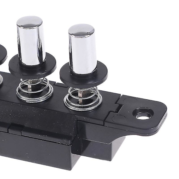 XJ-Black Friday Fem-Positions Plug-in Knappbrytare Kompatibel med Köksfläkt - Silverbrytare