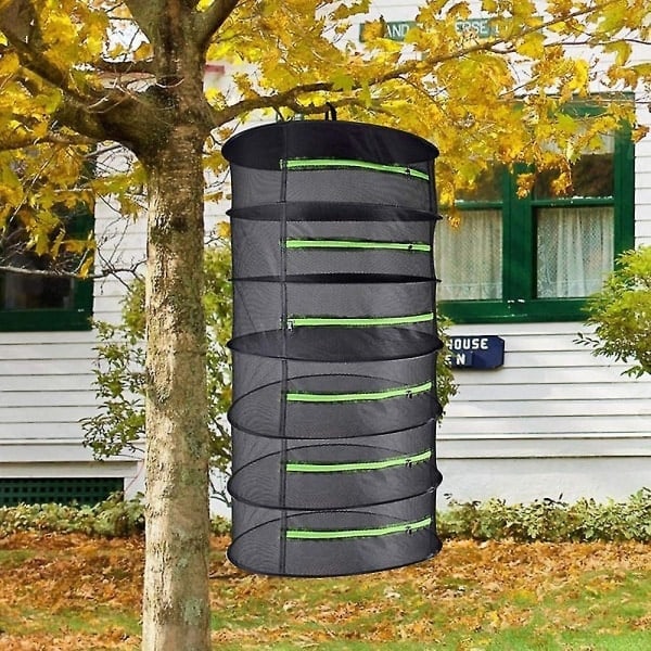 Torknät, Hopfällbart Nät Hydroponiskt Torkställ Torknät Örttork