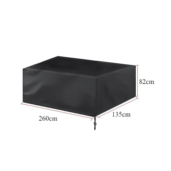 XJ-Dammtät Vattentät Biljardöverdrag Med Dragsko 8 Ft Biljardbord Dammskydd Bordskydd