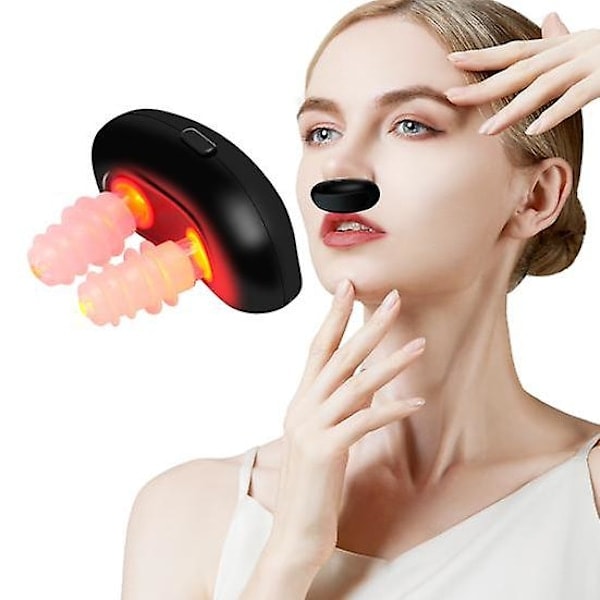 Red Light & Infrared Light Nose Treatment, Cordless Design, Small Size, Portable, Rechargeable, Red Light Nasal Therapy