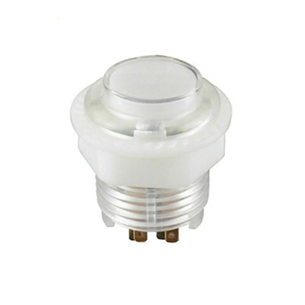 XJ-Kvalitets ABS Spelmaskin Tryckknapp med Ljus 24mm Arkadspelskonsol Knapp w