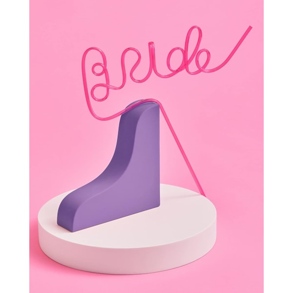 XJ-Bachelorette Penisstrån | Möhippa Dekorationer + Bröllopspresenter, Rosa, Strån, Penisstrån
