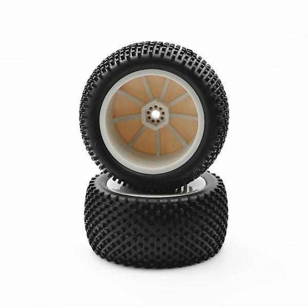 XJ-4 stk. 90mm 1/10 Rc Offroad Buggy Bil Gummidæk Hjul Dæk Til 144001 144010 124019 104001 Hpi