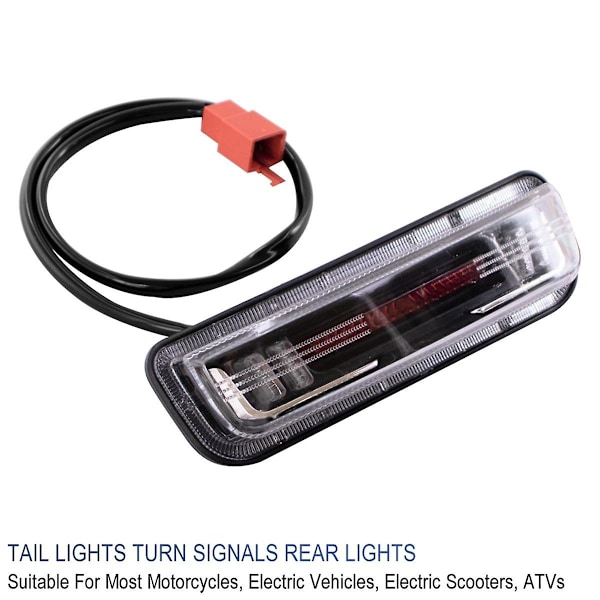 XJ-60v Universal Signal Lys Baglygte Blinklys Bremselys Til Citycoco Elektrisk Scooter