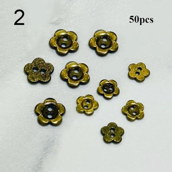 50 stk. Dukkeplaggspenner DIY Dukkeplær 2 2 2