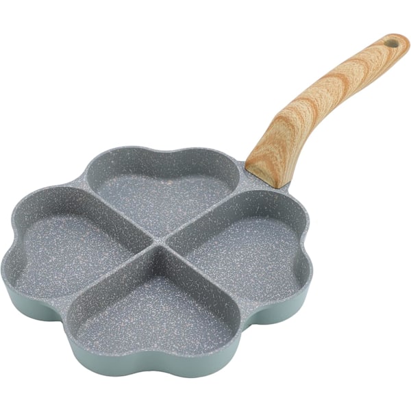 XJ-Ägg stekpanna fyrklöver non-stick keramisk äggpanna mini äggpocherare non-stick aluminium stekpanna