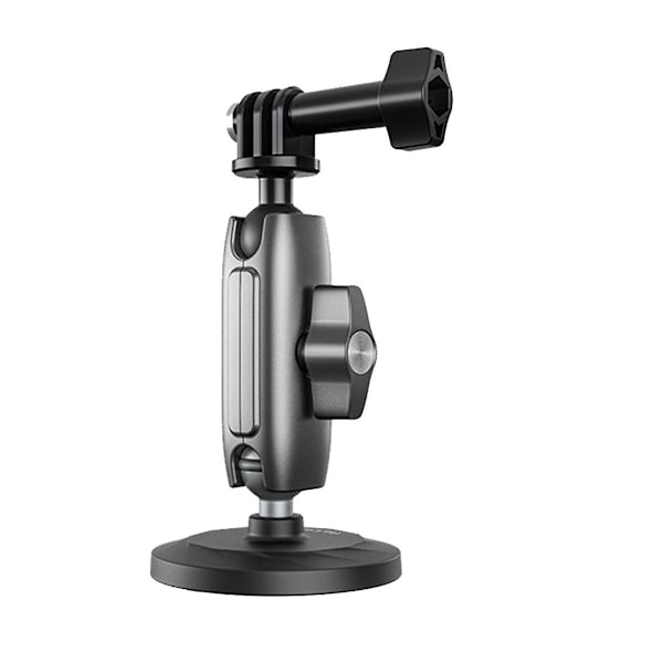 XJ-Magnetisk Actionkamerahållare i Aluminiumlegering 360 Justerbar 1/4 Adapter För