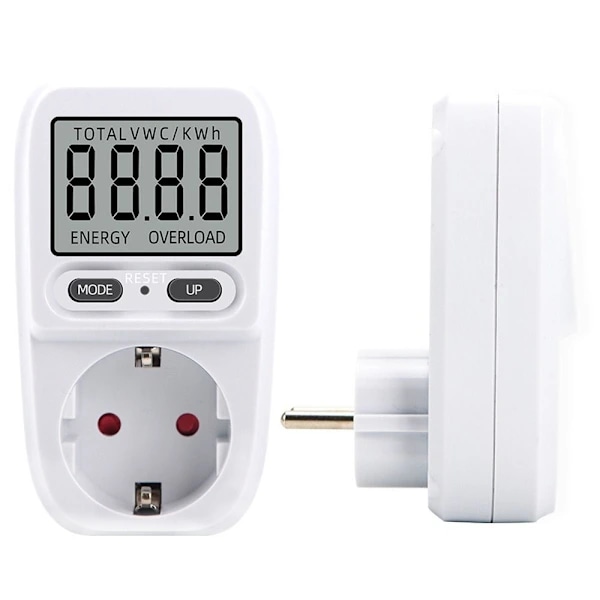 El Power Wattmåler LCD Energimåler