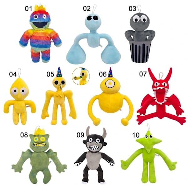 30 cm Rainbow Friends plyschdocka[XJ]