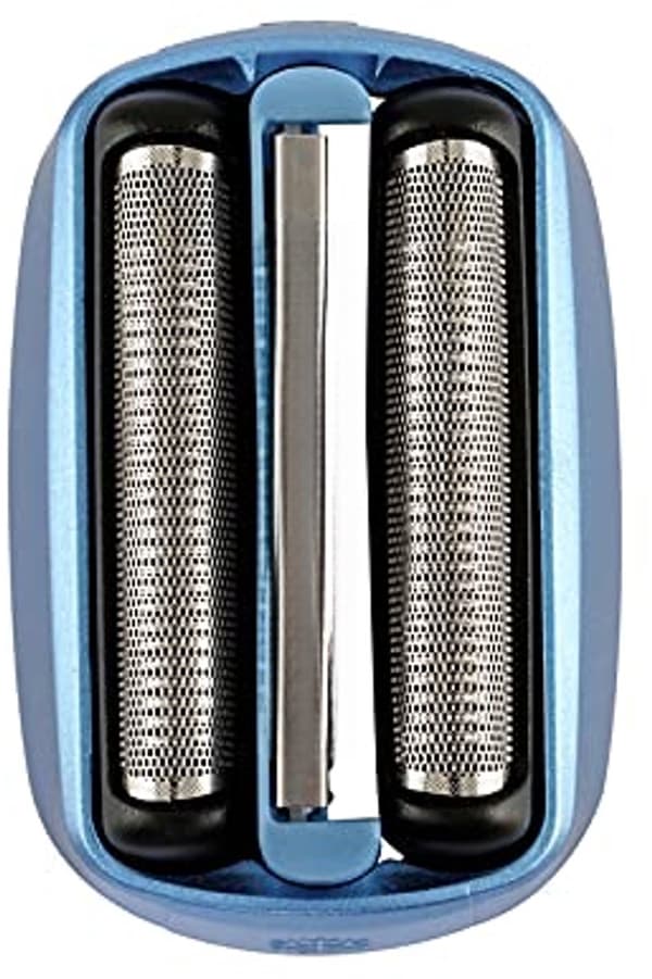 Erstatningsfoliebarberhode for Braun CoolTec 40B, CT2s CT2cc CT3cc CT4s CT4cc CT5cc CT6cc, blå