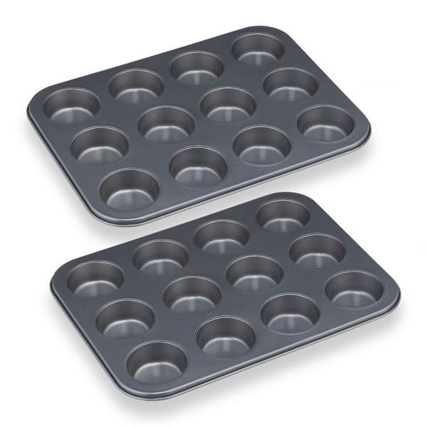 XJ-setti, jossa 12 muffinssivuokaa kahden setissä