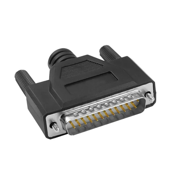 Grossist DB25 Hane/Hona Kontakt D-SUB Adapter 25pin Limmat Hölje Print Line Kontakter