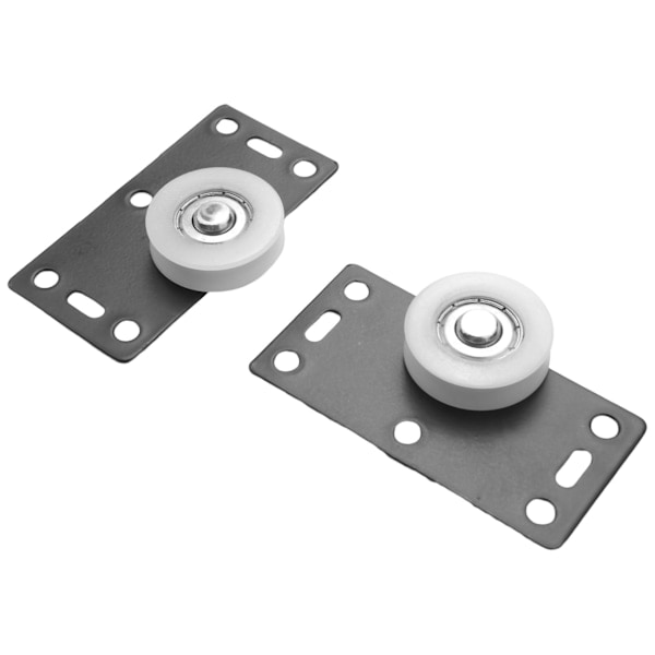 4 set skjutdörrshjul rullar hjul för skåp garderob släta & tysta nylonhjul