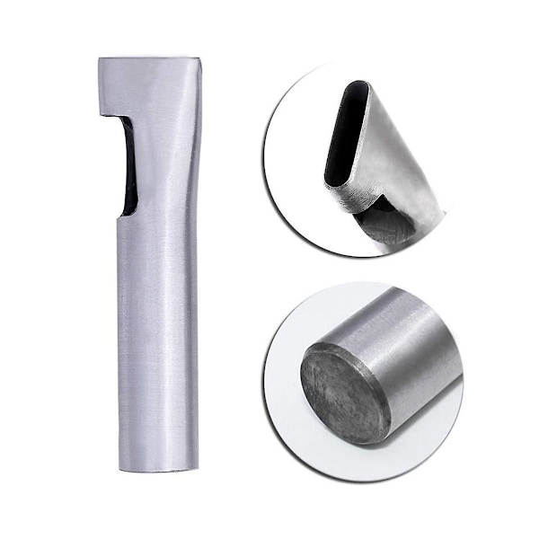 XJ-3 stk. Oval Hull Punch 5x26mm Lær Hul Kutter Avlang Punch Die For Stropp Belte Klokkereim Lær