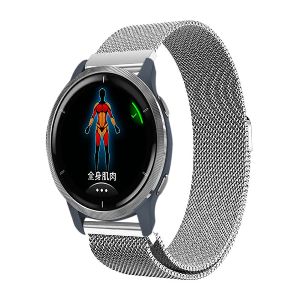 Magnetisk Milanese-rem i rustfrit stål til Garmin Venu 2/Venu SQ/Venu 2S Venu SQ 22mm Venu SQ Farverig