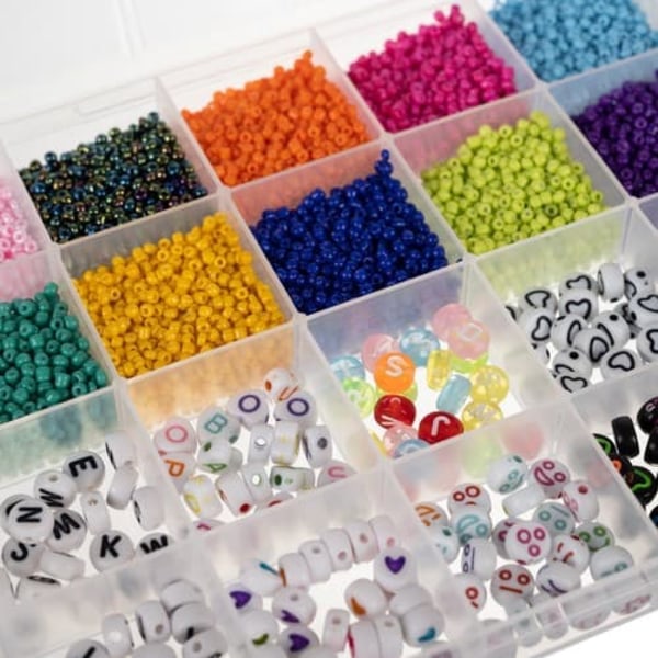 XJ-DIY Beaded Bracelets and Beaded Necklaces - Craft Set for Children