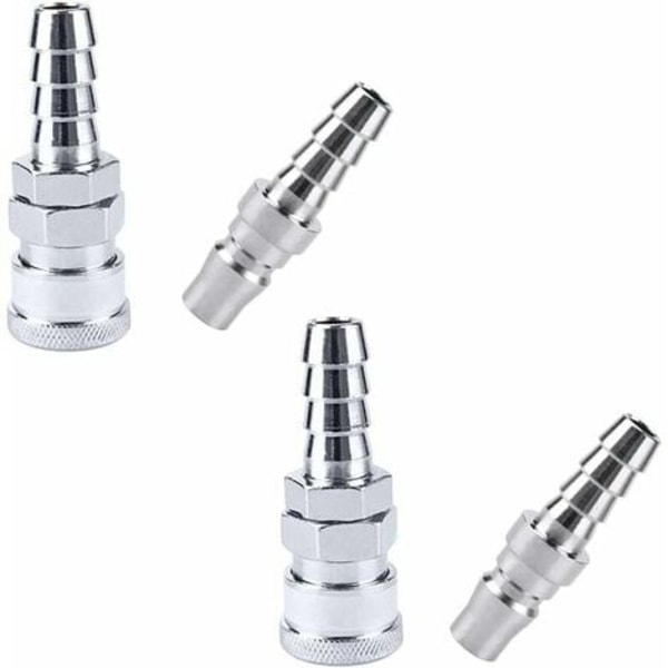 Snabbkoppling för tryckluft, luftslang, kopplingsanslutning, pneumatisk kompressorfitting, RTGPT pneumatisk snabbkoppling (2 par SH20+PH20)