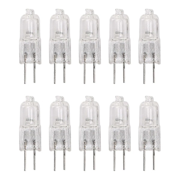 10 st G4 Halogenlampor 10W Varmvit