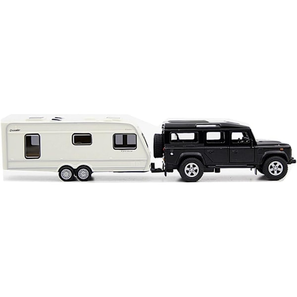 Legetøjs Autocamper SUV Trailer Træk RV Autocamper Legetøj til Drenge Støbt Lastbil Modelbil