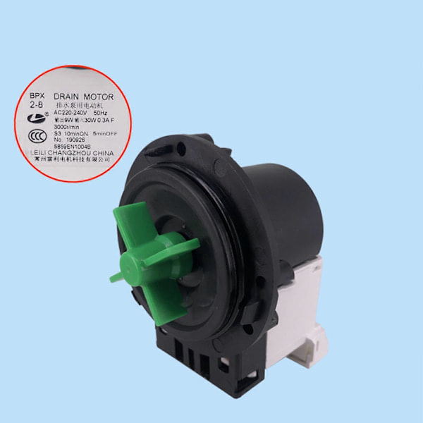 Erstatnings BPX2-8 5859EN1004B Vandpumpe Afløbspumpe Motor til LG Tromlevaskemaskine WD-T12235 Reparationsdel