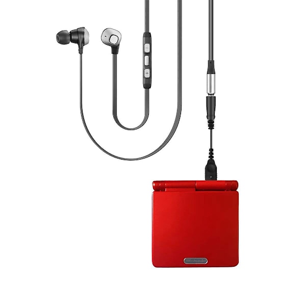 XJ-Ladekabel og 3,5 mm Hodetelefonøretelefonadapterledning for Gameboy Advance Sp