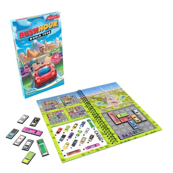 XJ-ThinkFun brettspill Rush Hour - Rush Hour Jorden Rundt Reise