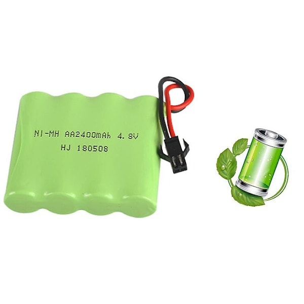 4,8V 2400mAh Ni-MH Batteripack RC Leksak Elektrisk Belysning Aa 4,8 V 2400 Batteri För RC Leksaker