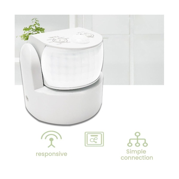 XJ-Vanntett Dobbel Infrarød Probe Bevegelsessensor Ip65 Ac 220v-240v Pir Bevegelsesdetektor Automatisk 120