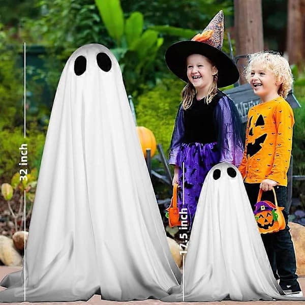 2 st Halloween Dekoration Lysande Spöke Deco