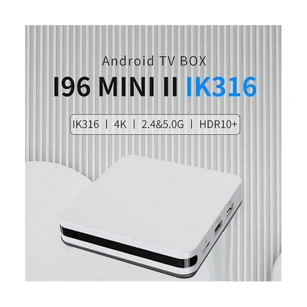 XJ-I96mini Ii Tv Box 1gb+8gb 4k Android 10.0 Smart Tv Box 2.4g 5g Wifi Media Player Set Top Box Eu Plugg