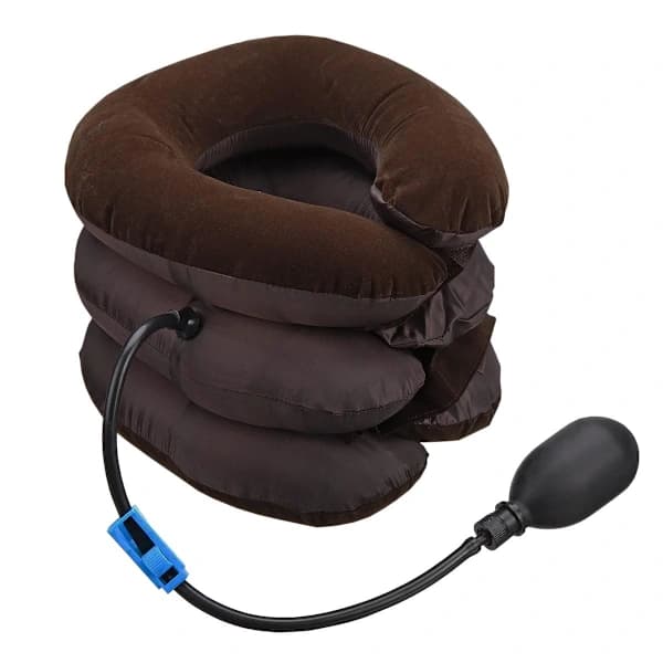 Oppustelig Pude til Nakkemassage brun brown