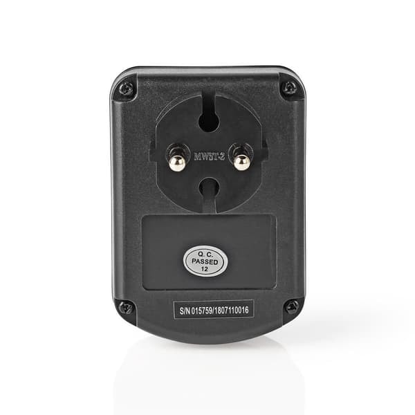 XJ-Strømomformer | Strømadapter | 230 V AC 50 Hz | 45 W | Jordet kontakt | Svart