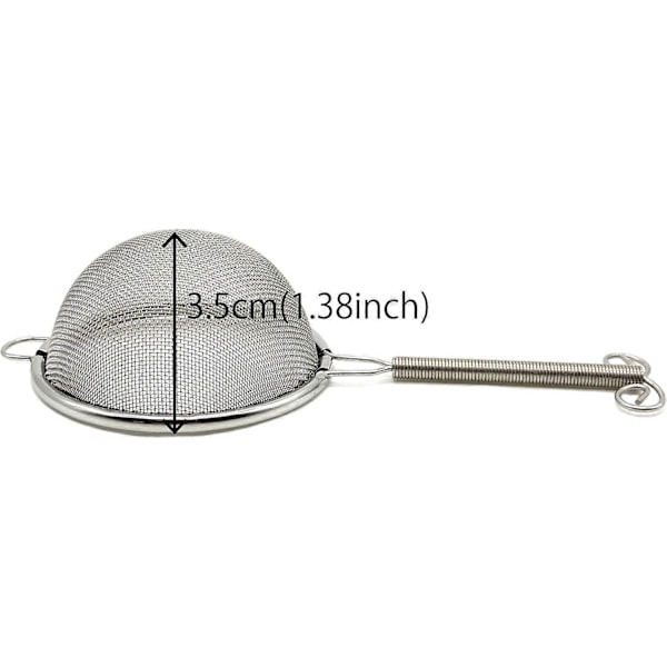 Matchasikt för fint pulver, 7,6 cm