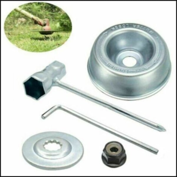 4 st/set Delar och tillbehör för trimmers för STIHL FS55 FS56 FS120 FS130 FS130R FS200 FS200R FS250, Högkvalitativ metallklinga för STIHL dé