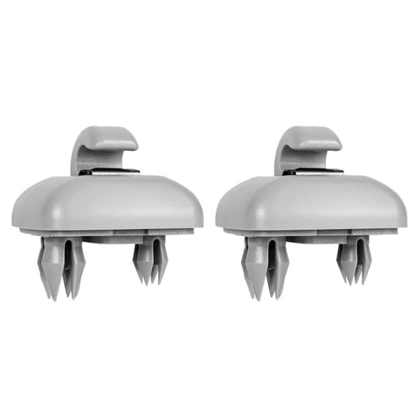 2 Pcs Sun Visor Clips Fine Workmanship High Reliability Abs Inner Sun Visor Clamp Holder 8u0857562a 8e0857562 For A3 A4l A5 A6l A7 Q5 Q3