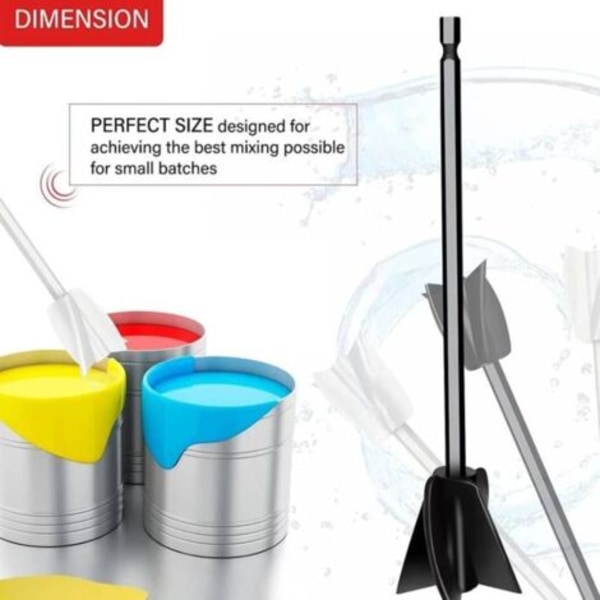 Resin Blandingspalette, 4 Genanvendelige Malingsblandingspaletter, Multifunktionelt Tilbehør til Blanding af Resin, Maling, Silikone, Keramisk Glasur (Sort + Hvid)