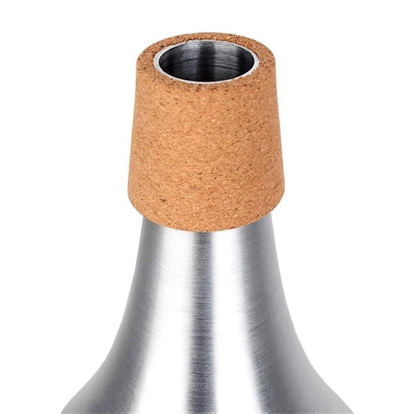 XJ-Trumpetdämpare i aluminiumlegering, störningsfri, med korkkantsskydd (80–90 % ljudreducering)