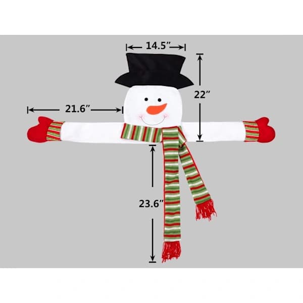 Juletrepynt Snømann - Jul Vinterland Fest Dekor Ornament Tilbehør