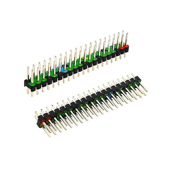 St Gpio Er For Null Dobbel Rad Med 20 Stifter Stift Gpio Kontakt Stac E, 2 stk X 20